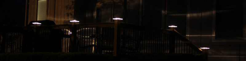 New deck lighting in Overland Park