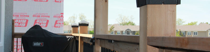 Deck Lights, Lighted Post caps, Under rail LEDs.