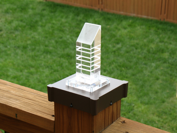 Plexiglass LED Deck Lights.