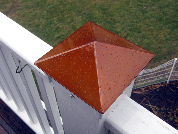 Sunburst color deck lights with a white base.