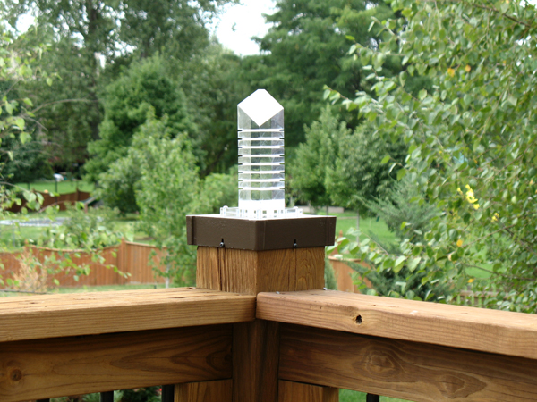 Plexiglass LED Deck Lights.