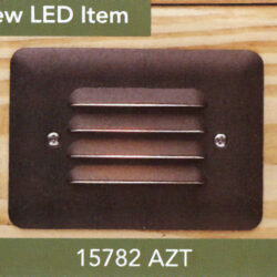 Louvred LED step light.