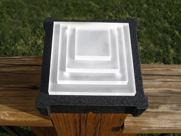 Mayan Temple Deck Light / Post Cap.