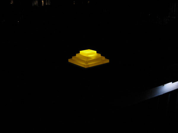 Mayan Temple Deck Light / Post Cap.
