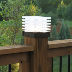 Snowflake Post Cap / Deck Light.
