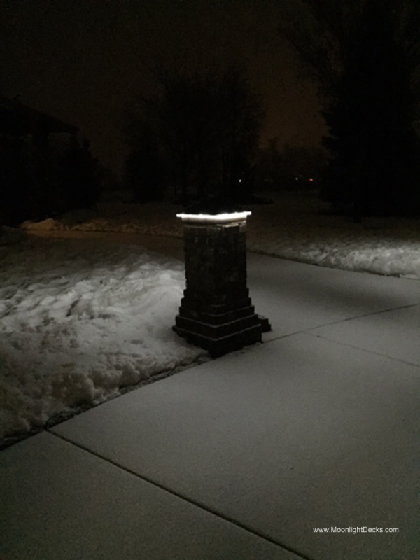 Custom Deck Lights and Lighted Post Caps